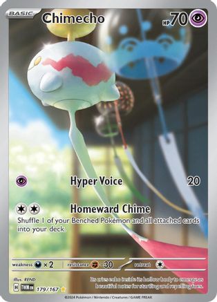 Chimecho 179/167 - SV06 Twilight Masquerade Holofoil