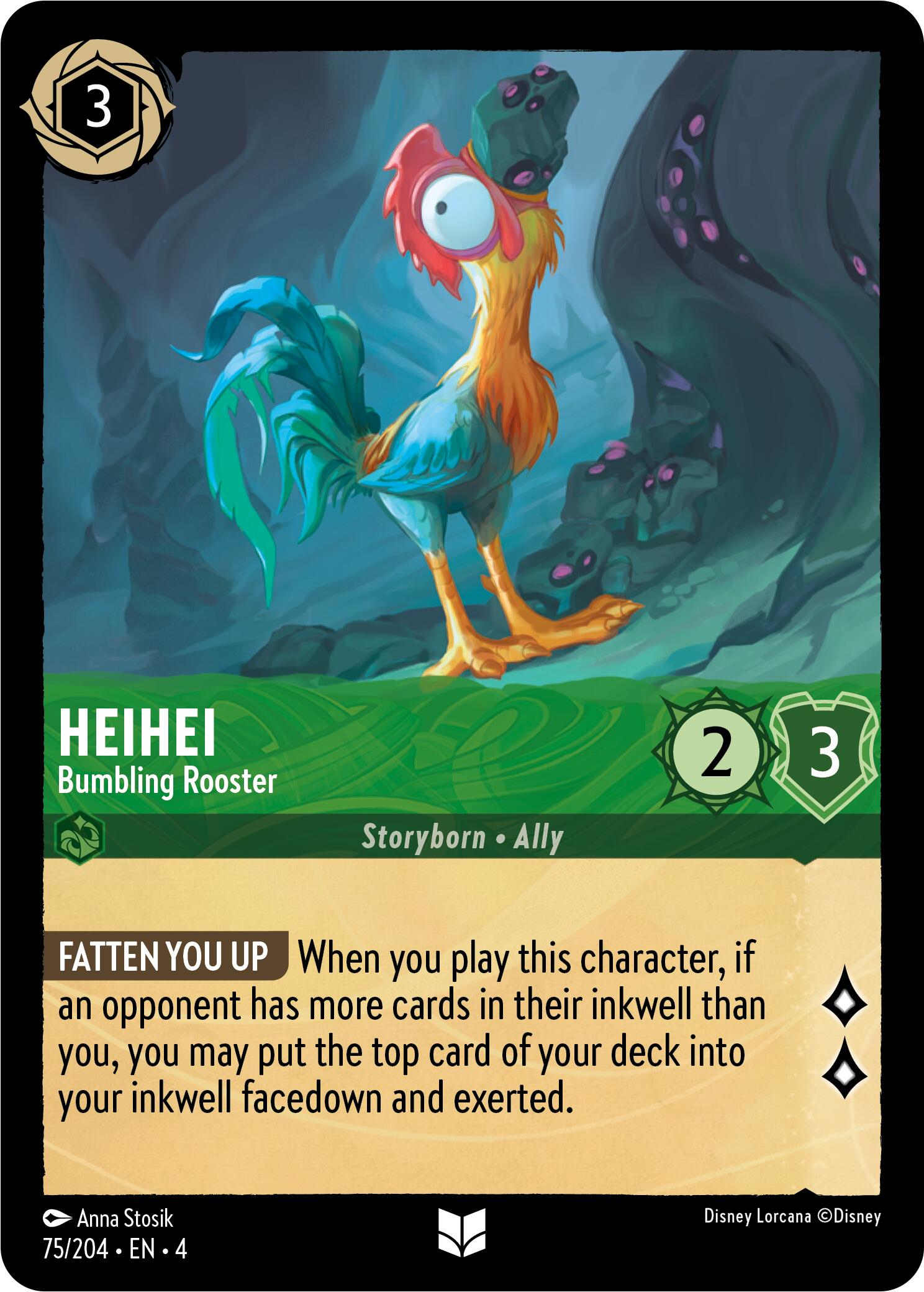 Heihei - Bumbling Rooster (75/204) - Ursulas Return