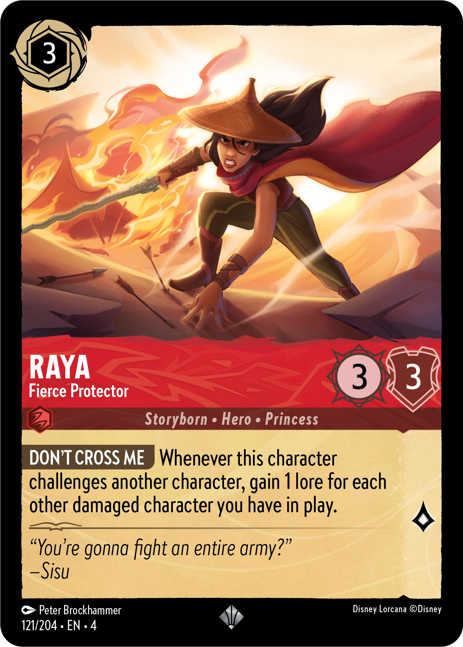 Raya - Fierce Protector (121/204) - Ursulas Return
