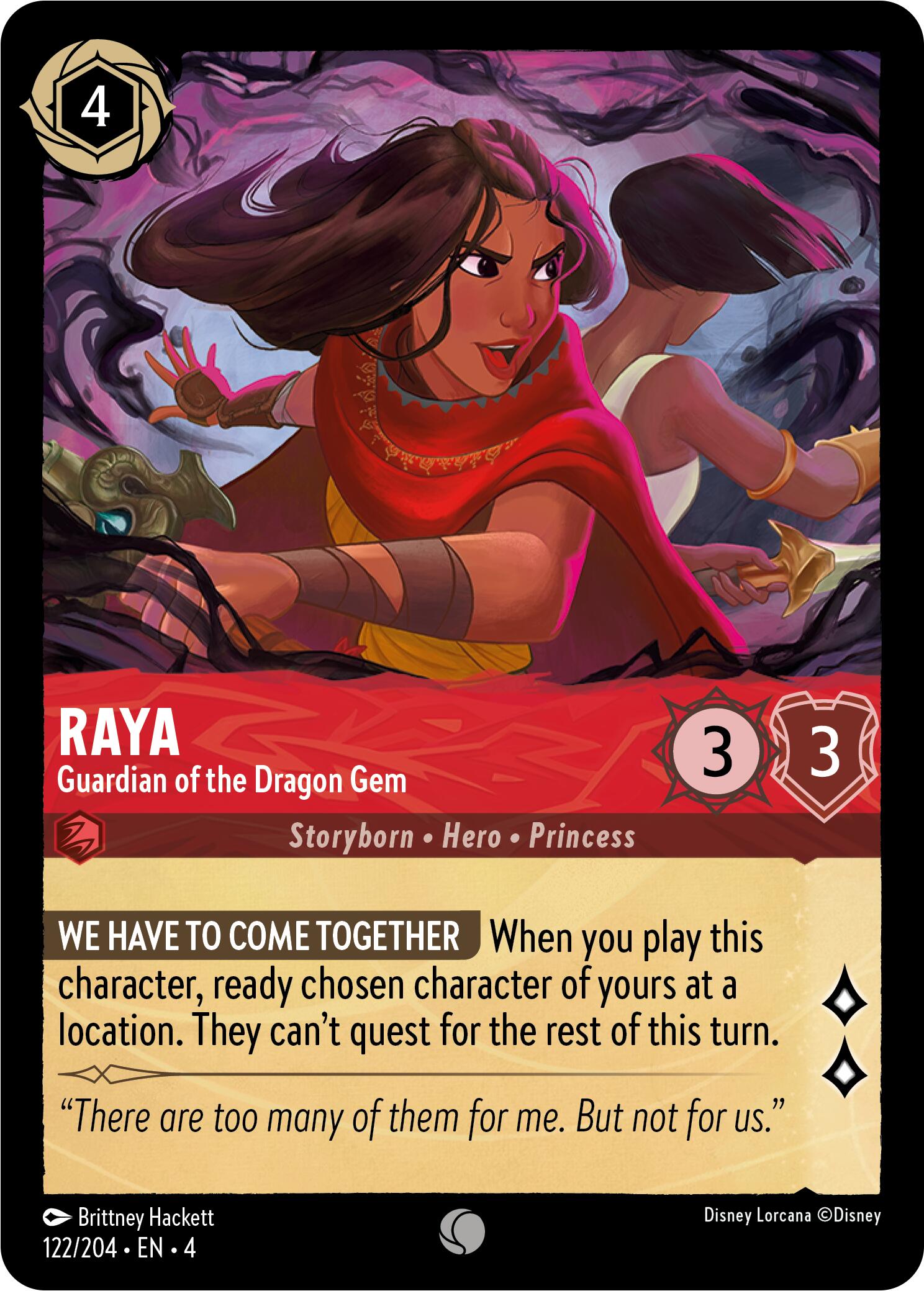 Raya - Guardian of the Dragon Gem (122/204) - Ursulas Return