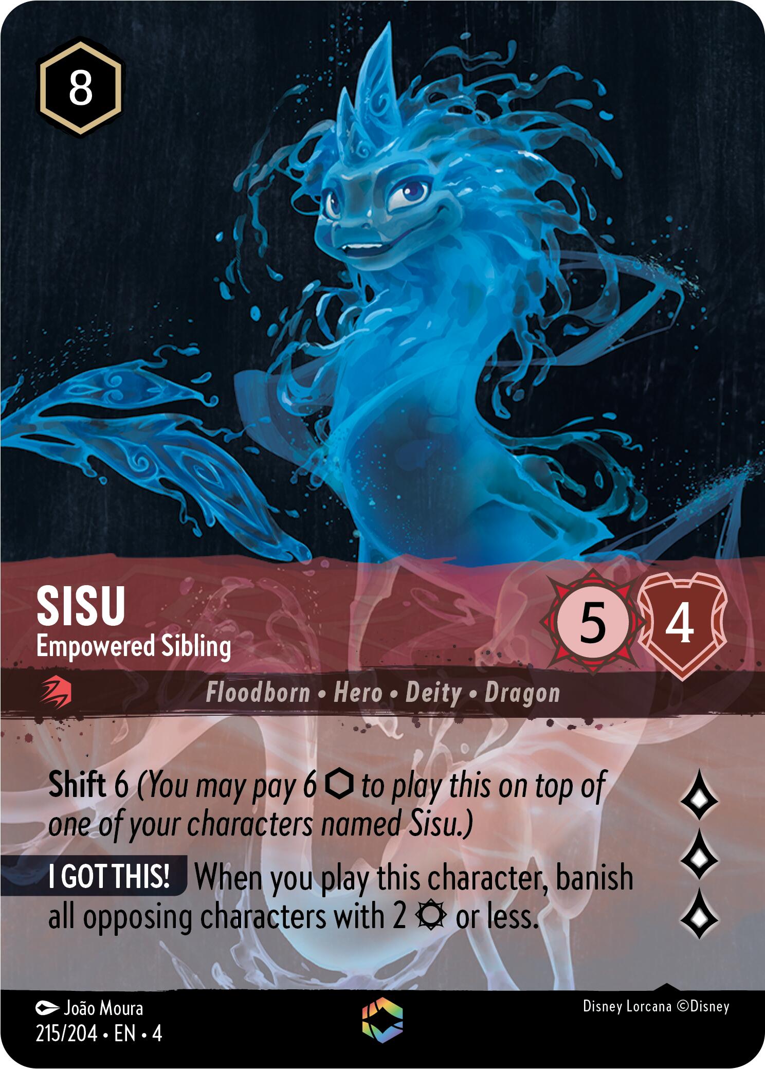 Sisu - Empowered Sibling (Enchanted) (215/204) - Ursulas Return Holofoil