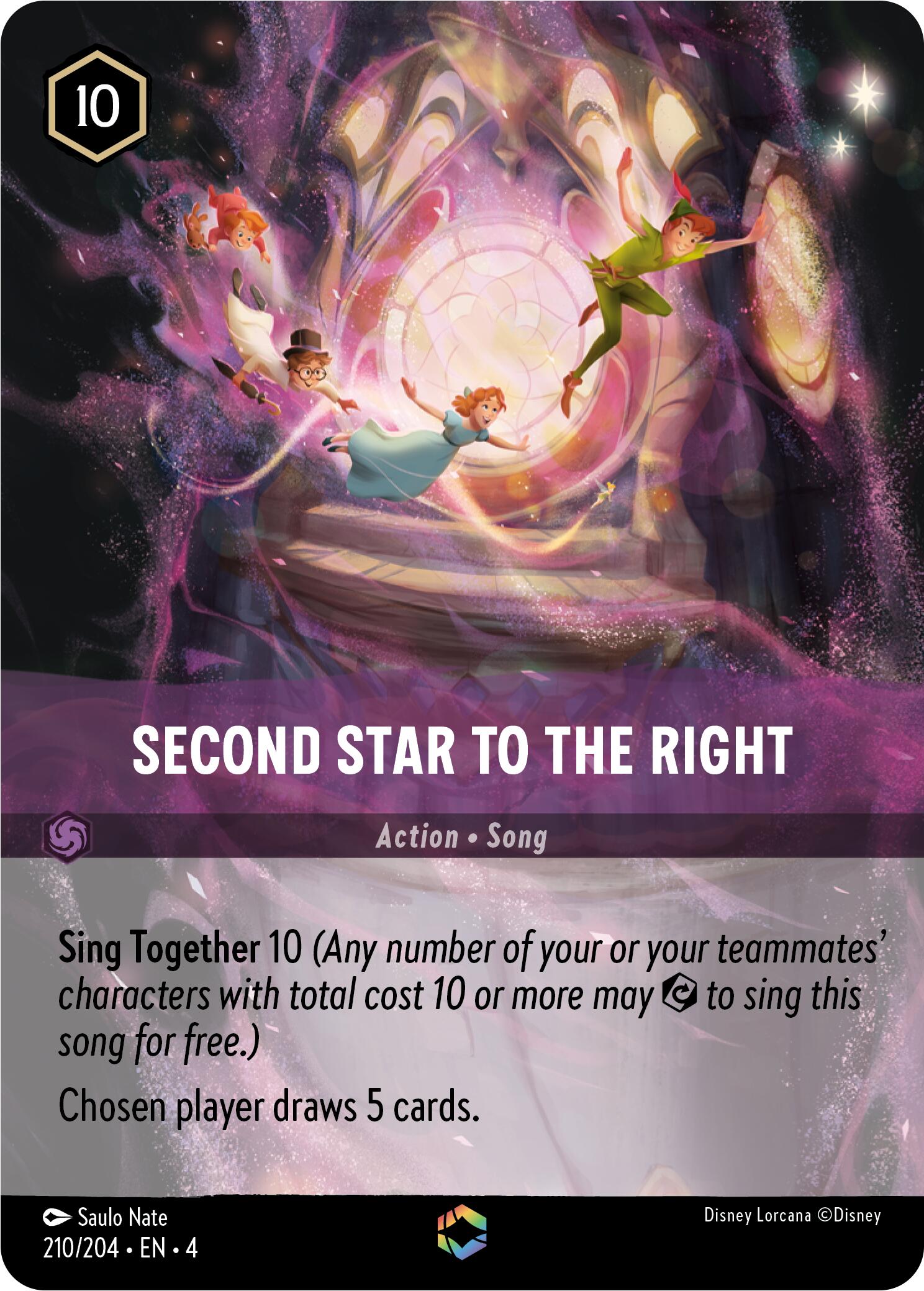 Second Star to the Right (Enchanted) (210/204) - Ursulas Return Holofoil