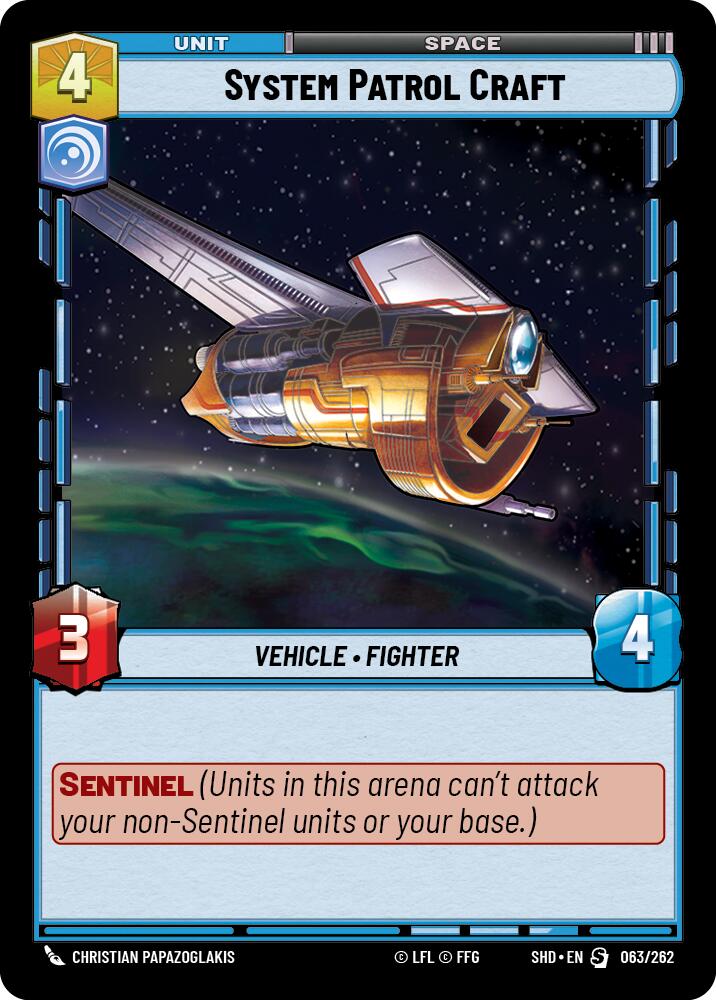 System Patrol Craft (063/262) - Shadows of the Galaxy