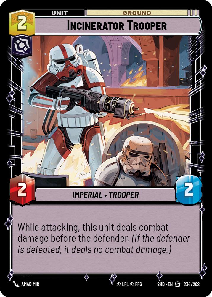 Incinerator Trooper (234/262) - Shadows of the Galaxy