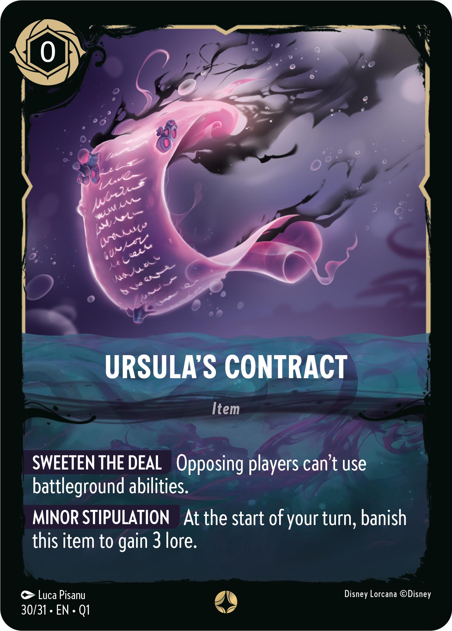 Ursula's Contract (30/31) - Illumineers Quest Deep Trouble