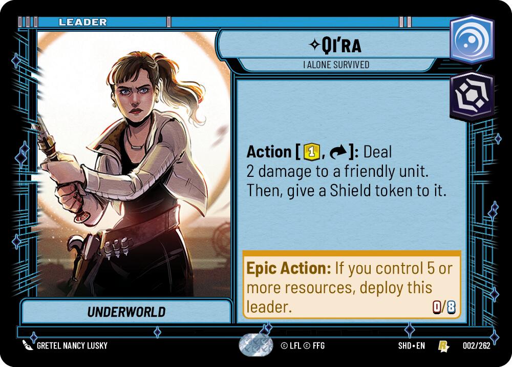 Qi'ra - I Alone Survived (002/262) - Shadows of the Galaxy