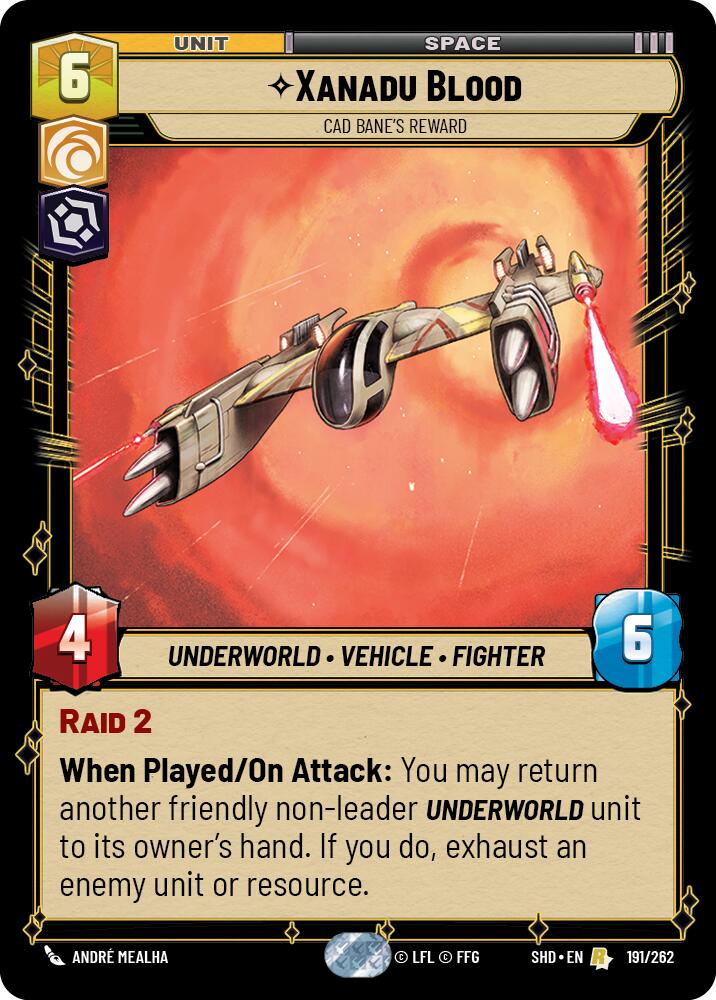 Xanadu Blood - Cad Bane's Reward (191/262) - Shadows of the Galaxy