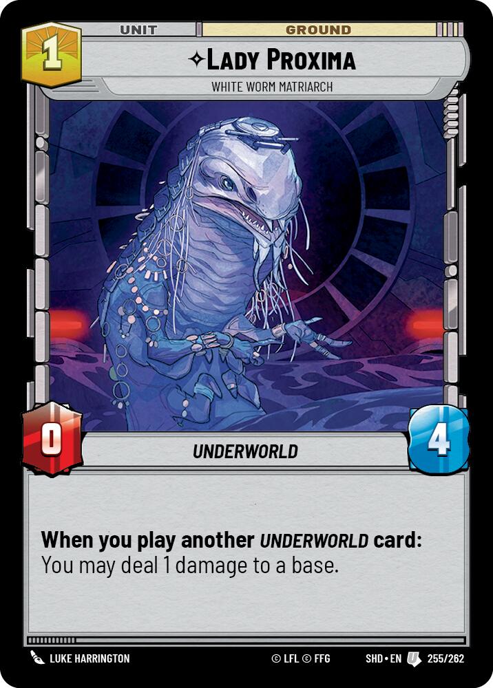 Lady Proxima - White Worm Matriarch (255/262) - Shadows of the Galaxy