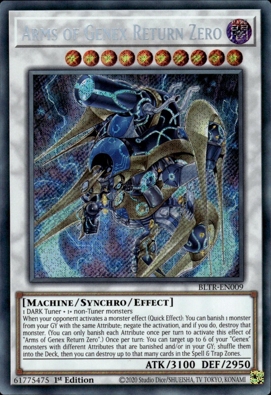 Arms of Genex Return Zero (BLTR-EN009) - Battles of Legend: Terminal Revenge 1st Edition