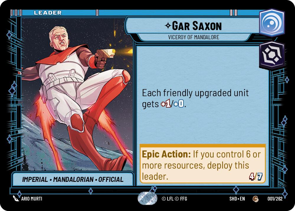 Gar Saxon - Viceroy of Mandalore (001/262) - Shadows of the Galaxy