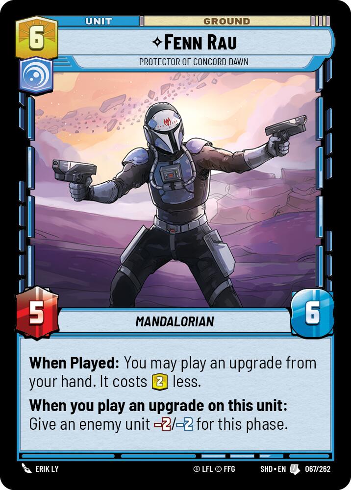 Fenn Rau - Protector of Concord Dawn (067/262) - Shadows of the Galaxy