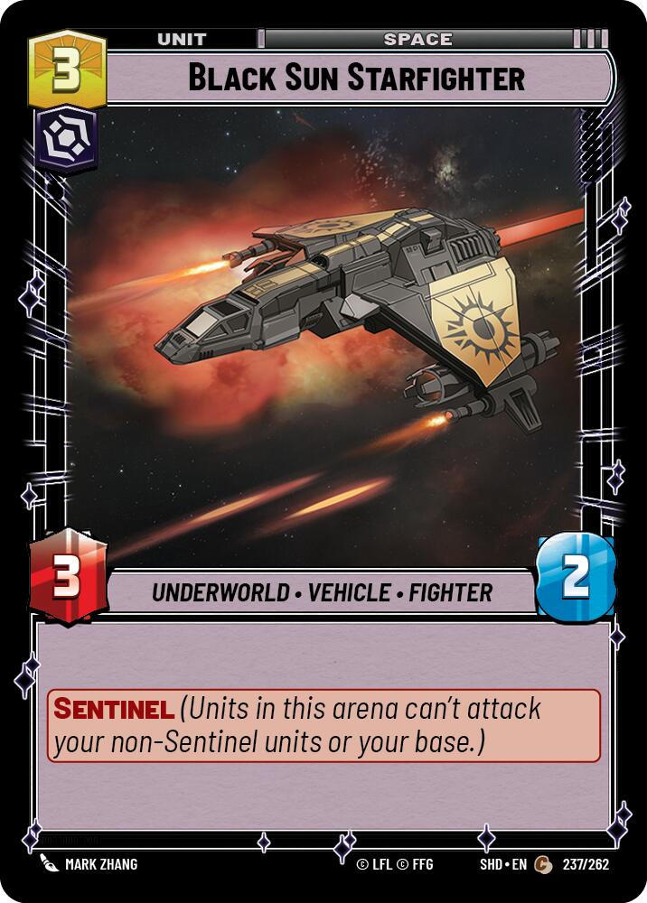Black Sun Starfighter (237/262) - Shadows of the Galaxy