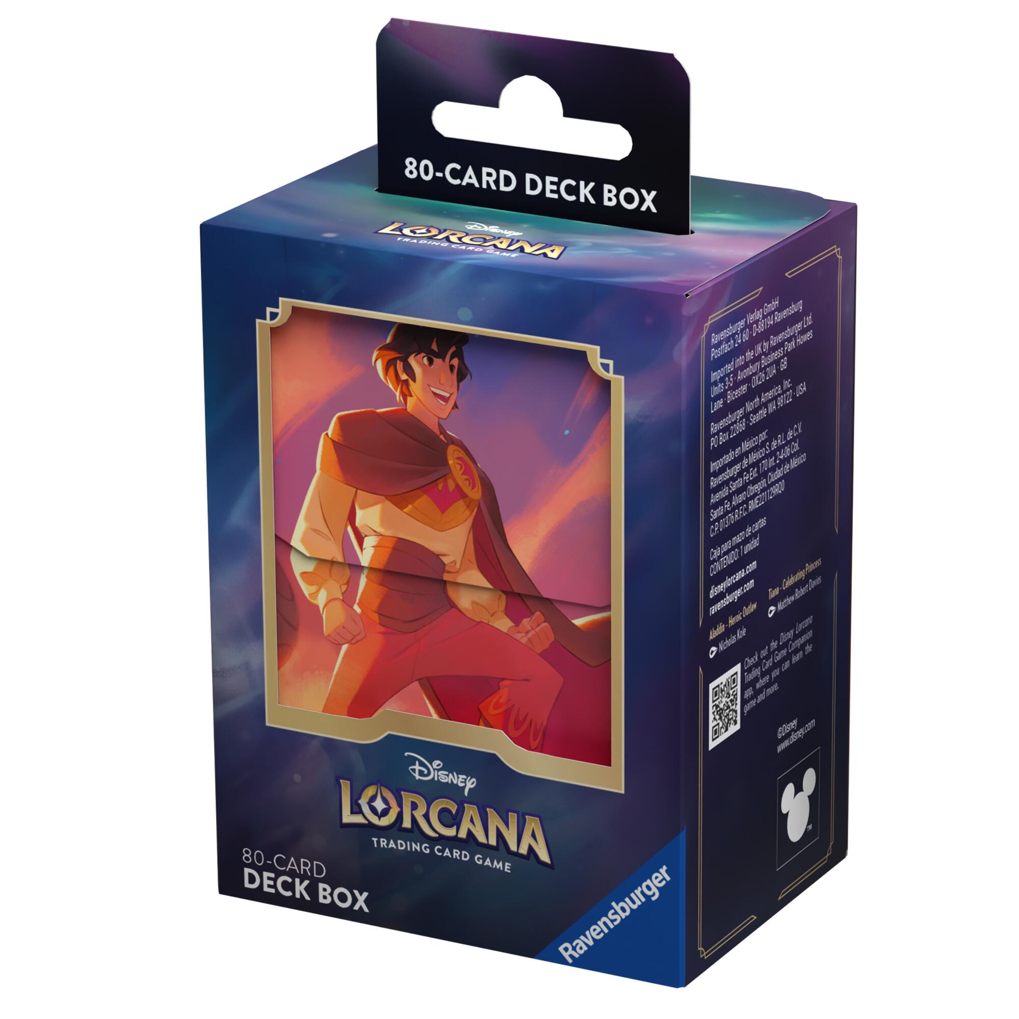 Disney Lorcana: Deck Box (Aladdin - Heroic Outlaw) Disney Lorcana: Deck Box (Aladdin - Heroic Outlaw)