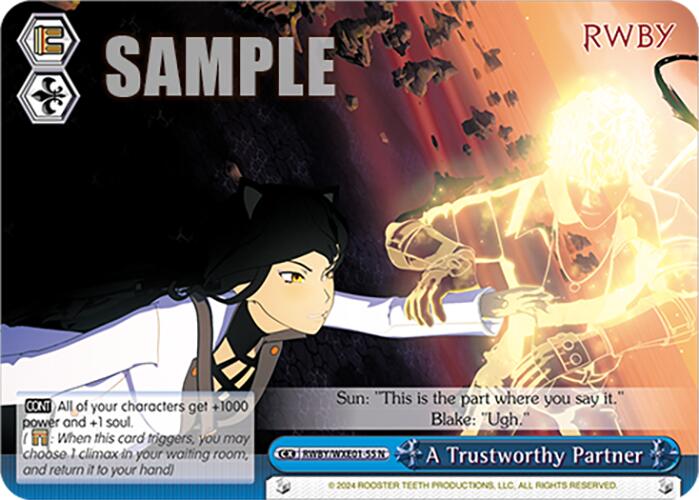 A Trustworthy Partner (RWBY/WXE01-55 N) - RWBY Premium Booster