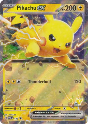 Pikachu ex (Pikachu ) 106 - Battle Academy 2024 Holofoil