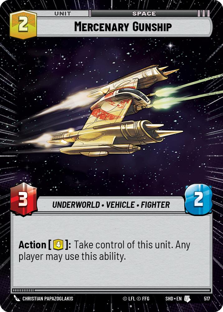 Mercenary Gunship (Hyperspace) (517) - Shadows of the Galaxy