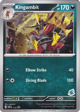 Kingambit Darkrai Deck 113 - Battle Academy 2024