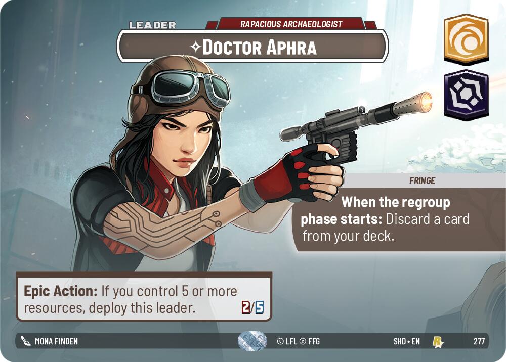 Doctor Aphra - Rapacious Archaeologist (Showcase) (277) - Shadows of the Galaxy Foil