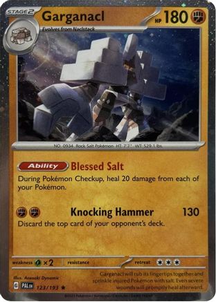 Garganacl (Cosmos Holo) 123/193 - Blister Exclusives Holofoil