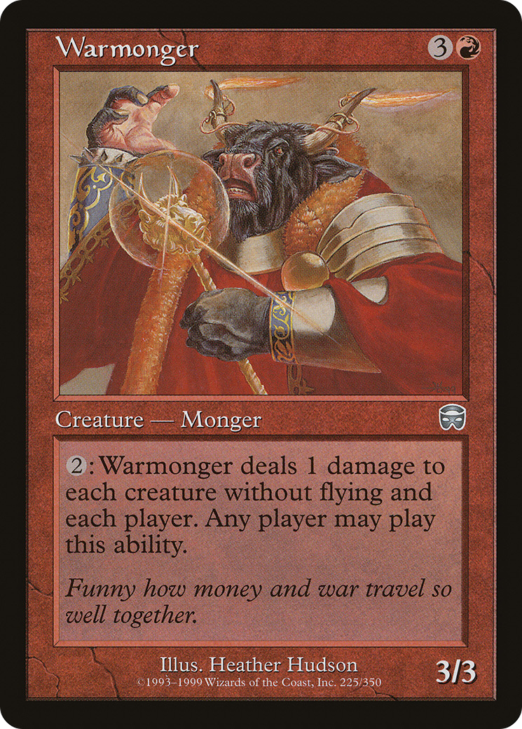Warmonger (MMQ-225) - Mercadian Masques Foil