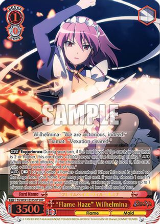"Flame Haze" Wilhelmina (SHP) (SS/WE41-E31SHP SHP) - Shakugan no Shana Premium Booster