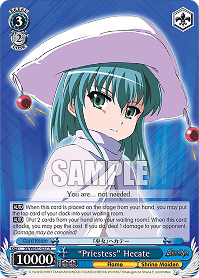 "Priestess" Hecate (SS/WE41-E57 N) - Shakugan no Shana Premium Booster