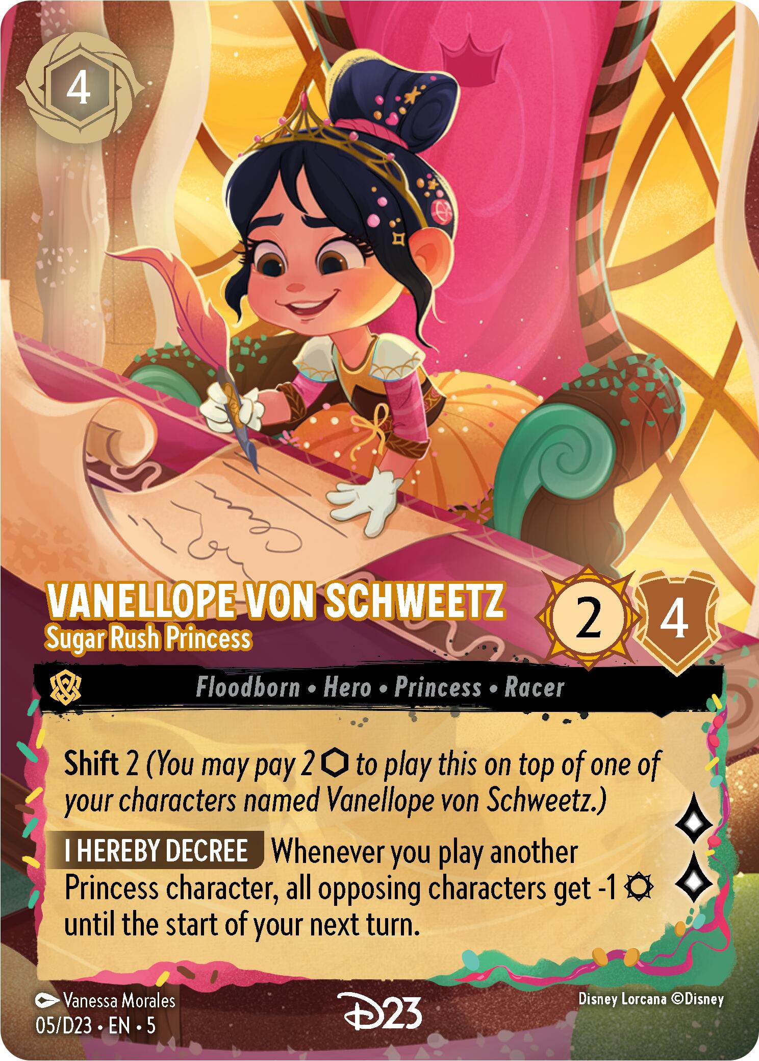 Vanellope von Schweetz - Sugar Rush Princess (5) - D23 Promos Holofoil