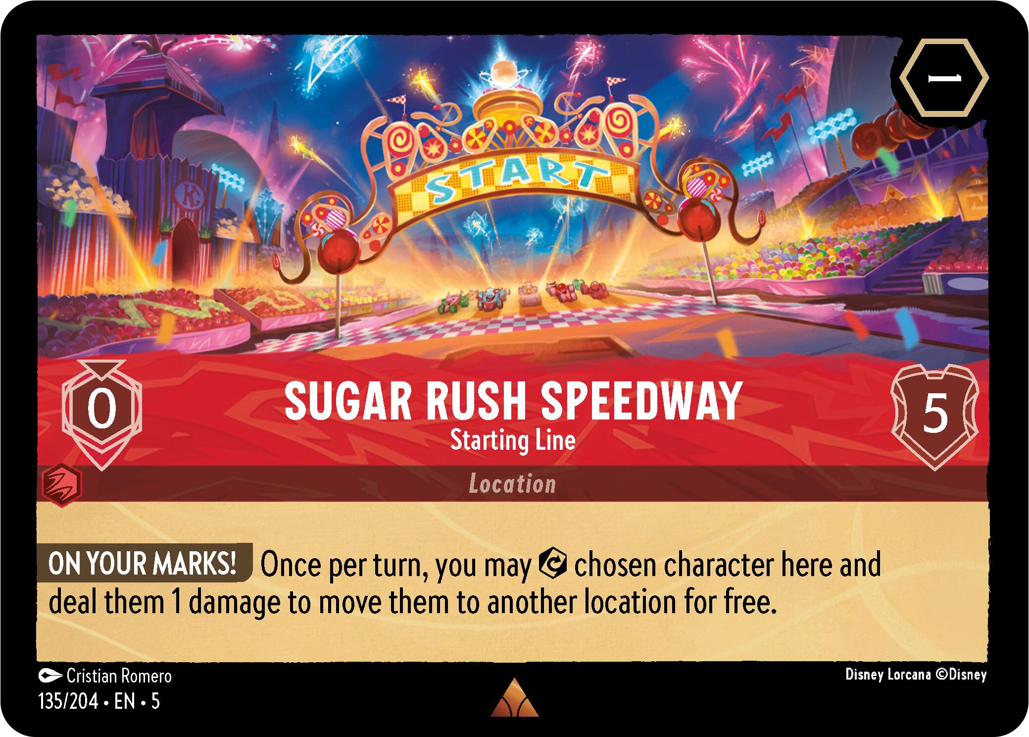Sugar Rush Speedway - Starting Line (135/204) - Shimmering Skies