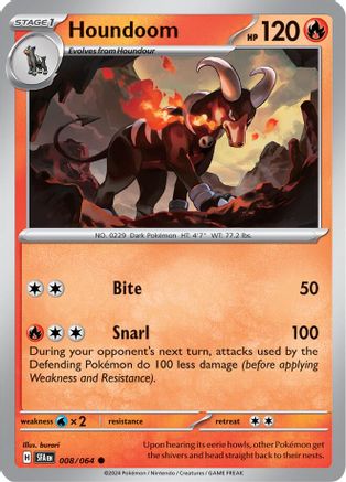 Houndoom 008/064 - SV Shrouded Fable