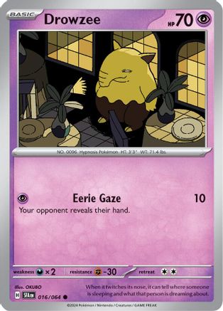 Drowzee 016/064 - SV Shrouded Fable
