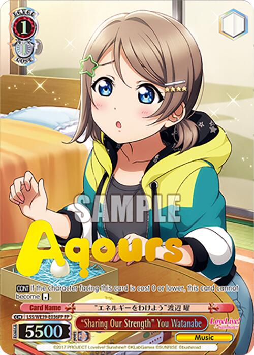 "Sharing Our Strength" You Watanabe (FP) (LSS/WE39-E036FP FP) - Love Live! School Idol Festival Series 10th Anniversary Premium Booster