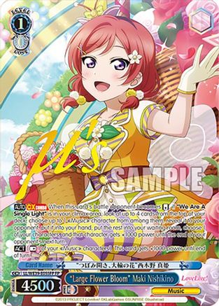 "Large Flower Bloom" Maki Nishikino (FP) (LL/WE39-E055FP FP) - Love Live! School Idol Festival Series 10th Anniversary Premium Booster