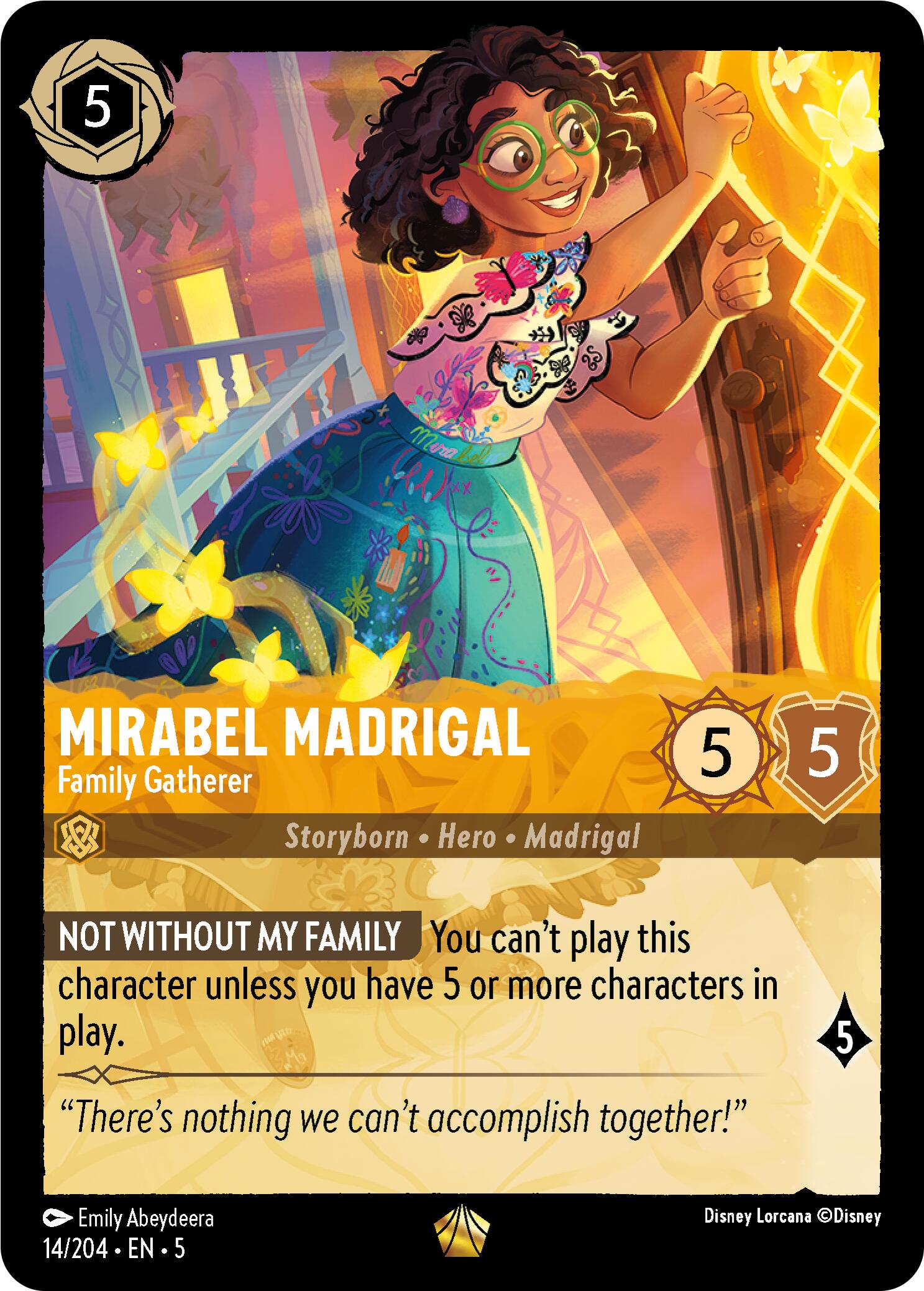 Mirabel Madrigal - Family Gatherer (14/204) - Shimmering Skies Cold Foil