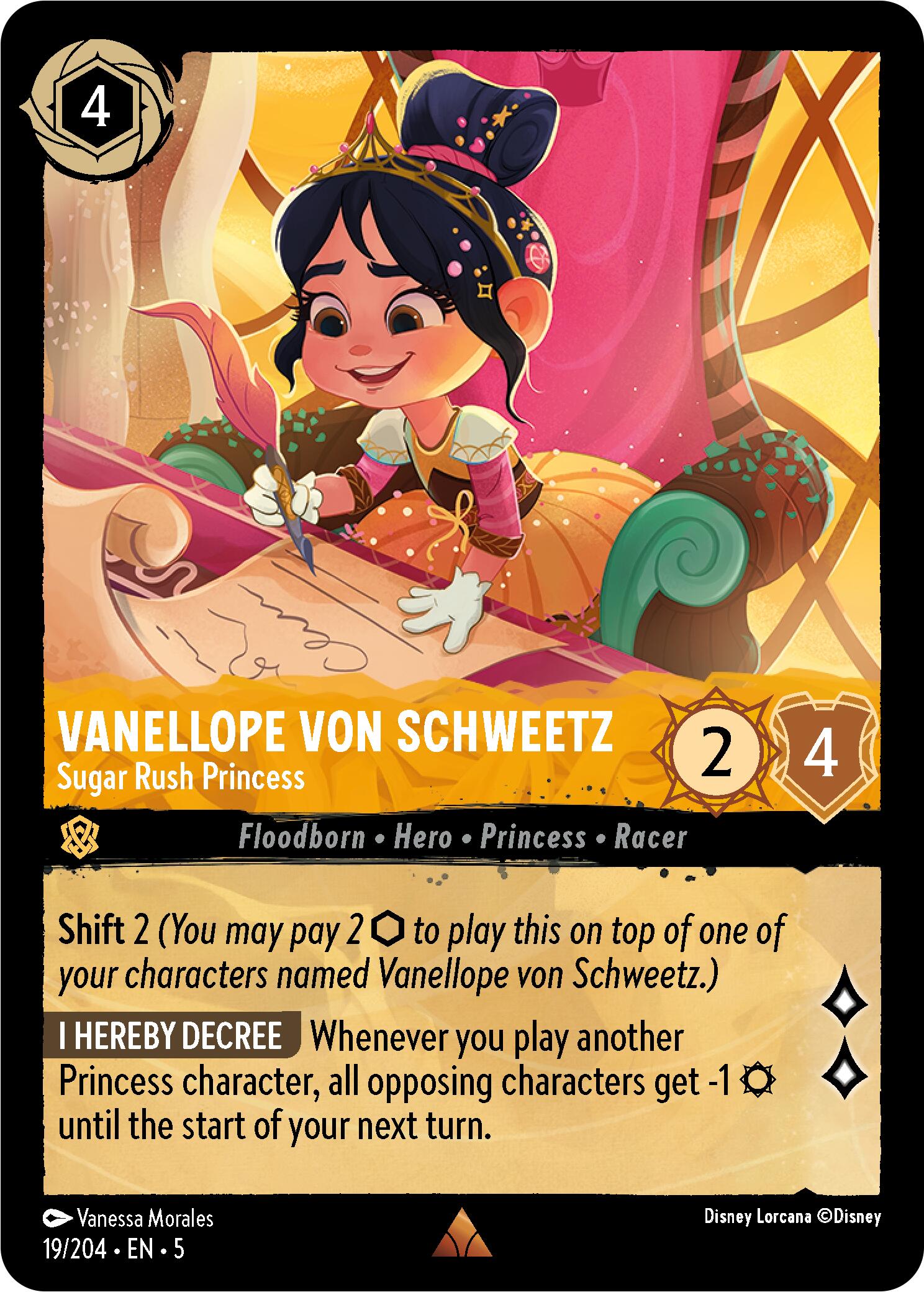 Vanellope von Schweetz - Sugar Rush Princess (19/204) - Shimmering Skies Cold Foil