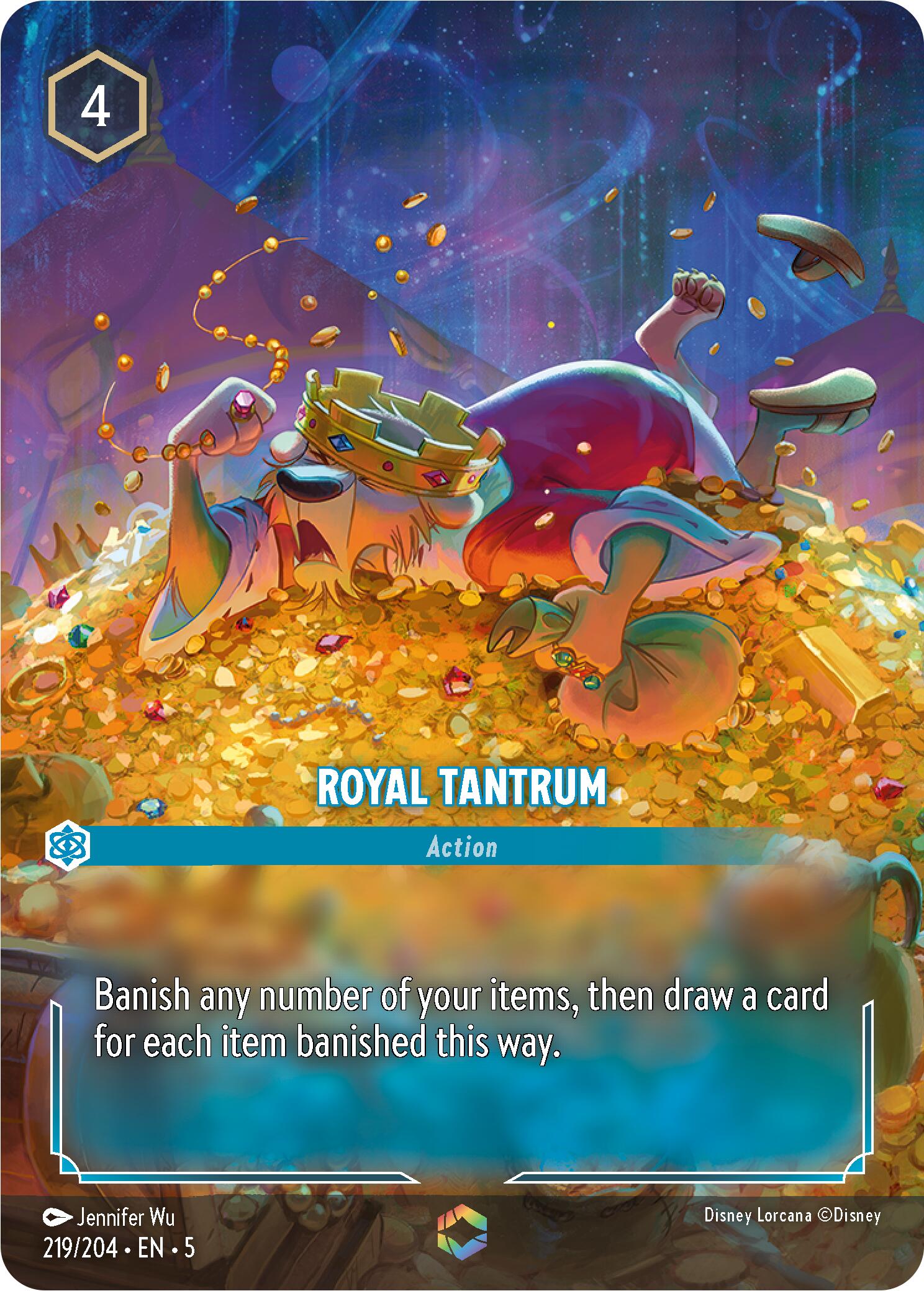 Royal Tantrum (Enchanted) (219/204) - Shimmering Skies Holofoil