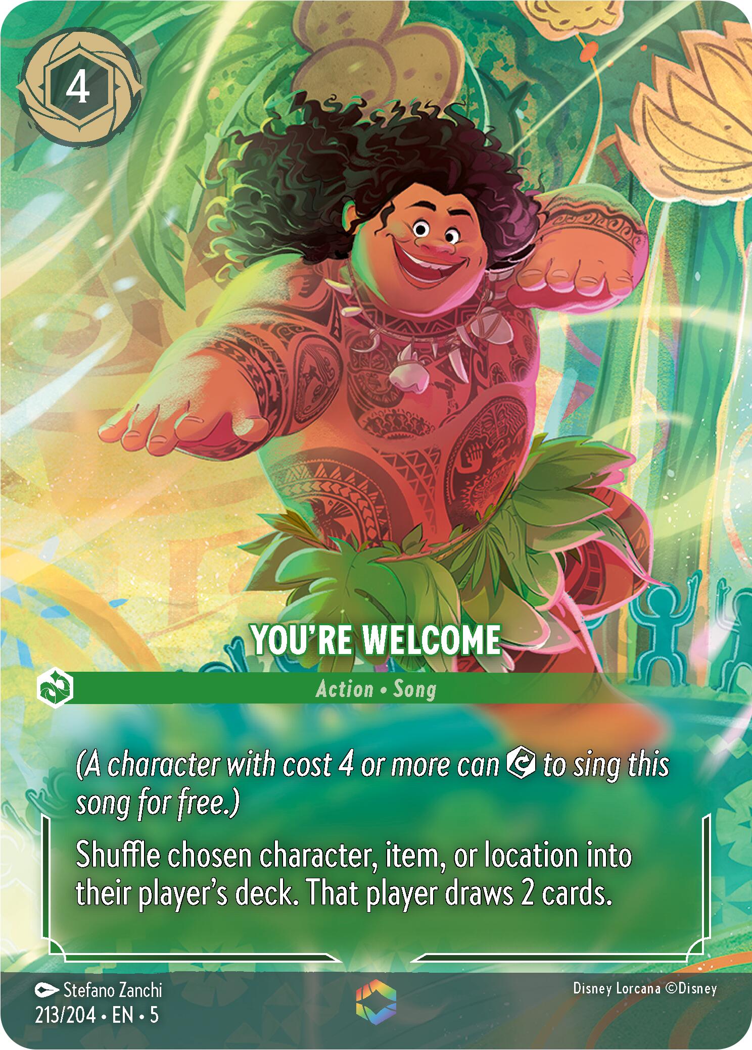 You're Welcome (Enchanted) (213/204) - Shimmering Skies Holofoil