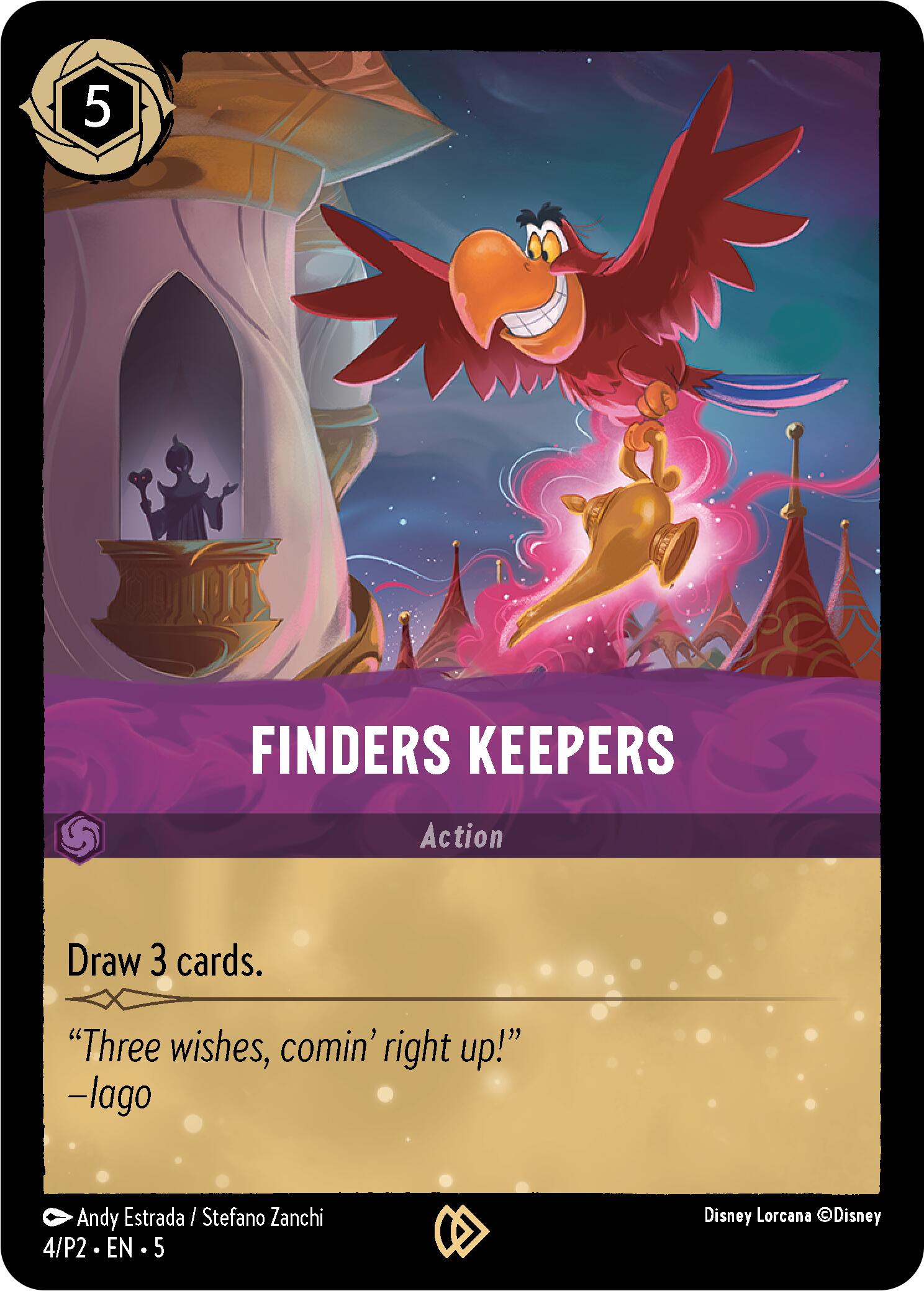 Finders Keepers (4) - Disney Lorcana Promo Cards Cold Foil