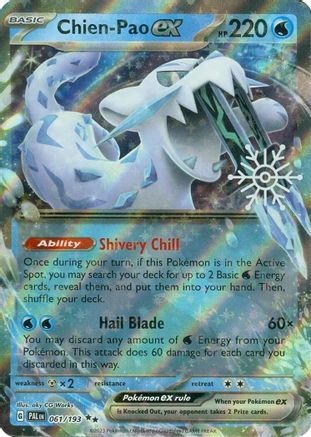 Chien-Pao ex (Holiday Calendar) 061/193 - Miscellaneous Cards & Products Holofoil