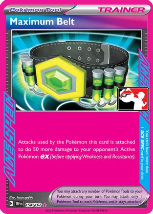 Maximum Belt 154 - Prize Pack Series Cards Holofoil