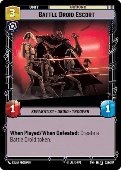 Battle Droid Escort (229/257) - Twilight of the Republic