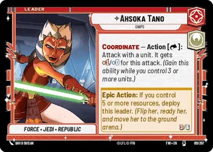 Ahsoka Tano - Snips (011/257) - Twilight of the Republic