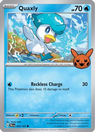 Quaxly 050/193 - Trick or Trade BOOster Bundle 2024