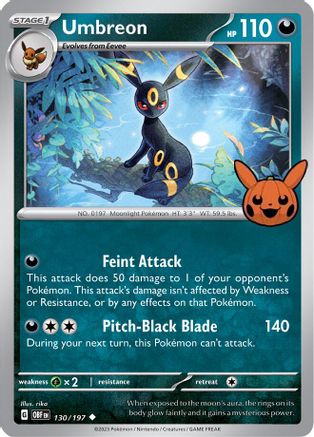 Umbreon 130/197 - Trick or Trade BOOster Bundle 2024