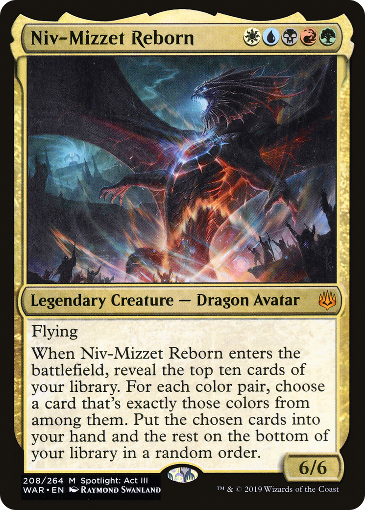 Niv-Mizzet Reborn (WAR-208) - War of the Spark Foil