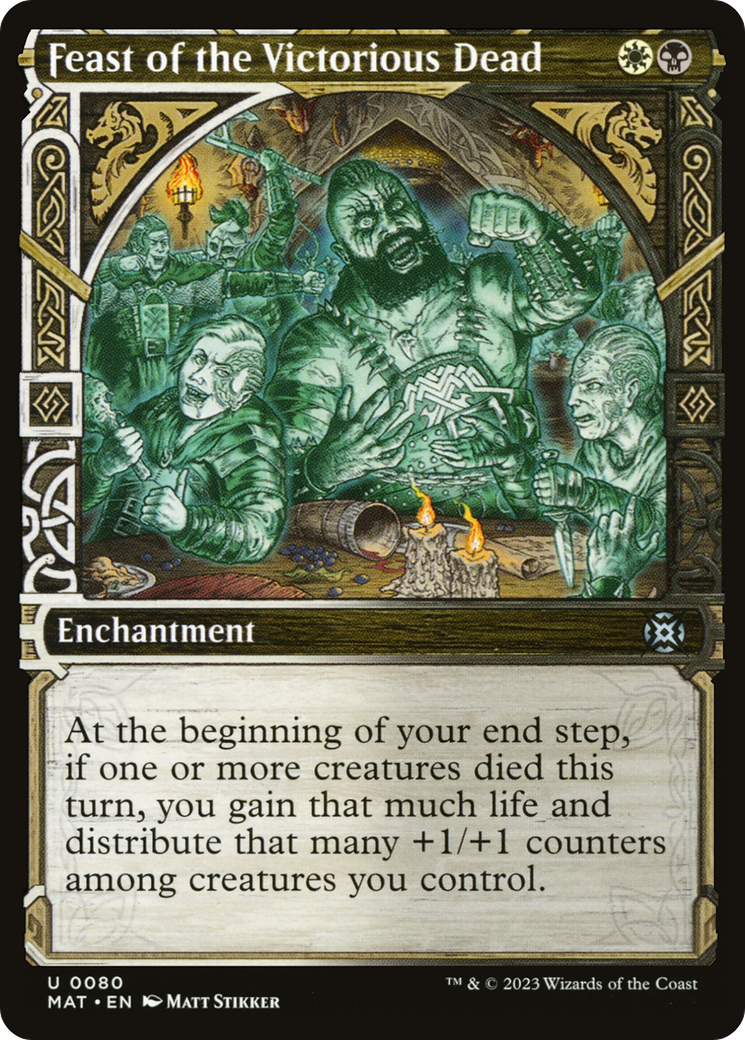 Feast of the Victorious Dead (MAT-080) - March of the Machine: The Aftermath: (Showcase) Foil