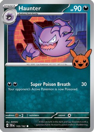 Haunter 103/162 - Trick or Trade BOOster Bundle 2024