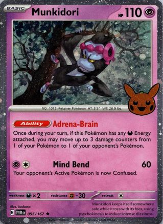 Munkidori (Cosmos Holo) 095/167 - Trick or Trade BOOster Bundle 2024 Holofoil