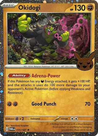 Okidogi (Cosmos Holo) 111/167 - Trick or Trade BOOster Bundle 2024 Holofoil