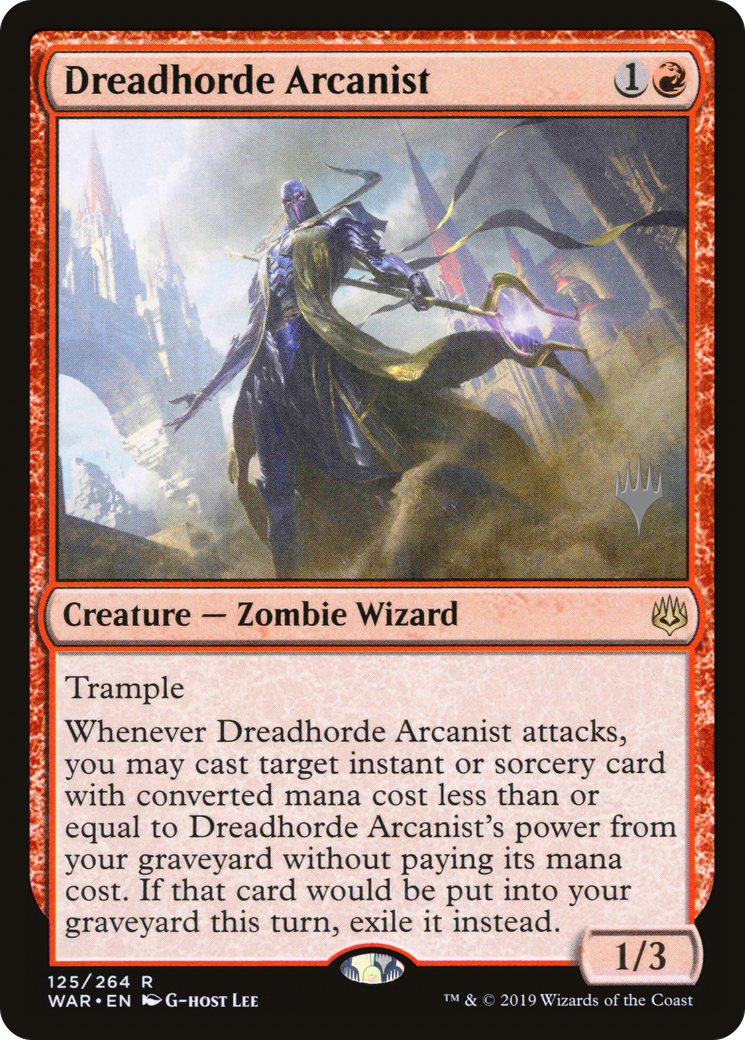 Dreadhorde Arcanist (PPELD-125P) - War of the Spark Promos