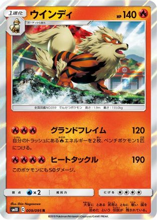 Arcanine (009/095) - SM10 Double Blaze Holofoil